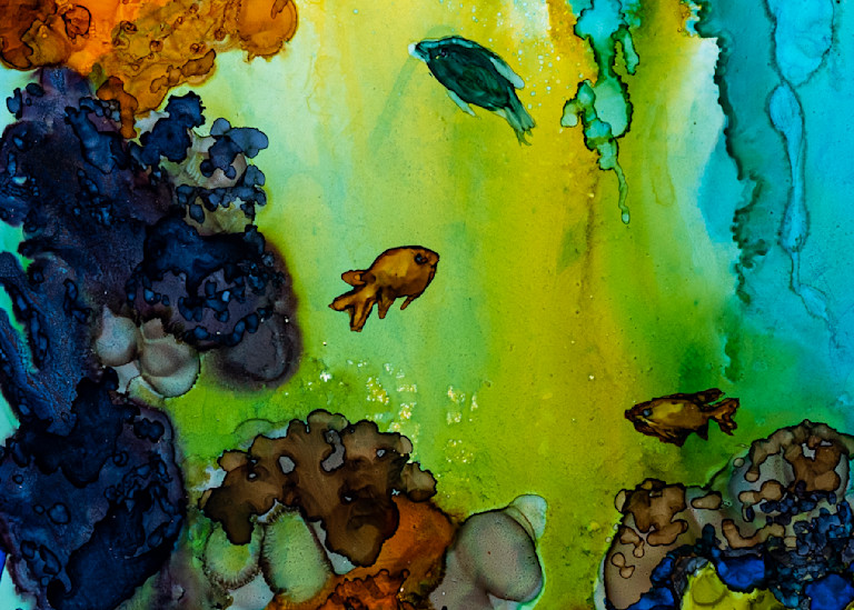 Sunlight Through The Kelp  Art | Roz Oserin Fine Art