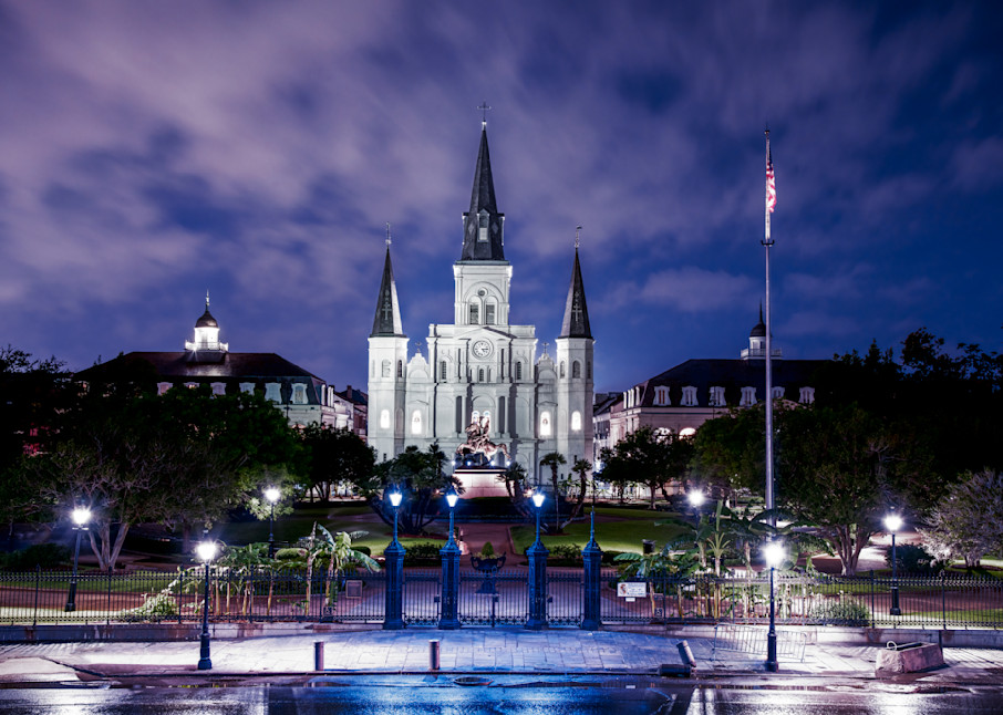 Jackson Square Night Lights — New Orleans fine-art photography prints
