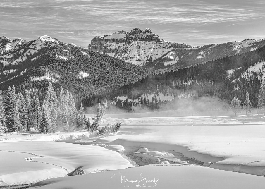 A Majestic Mountain Winter Photography Art | dynamicearthphotos