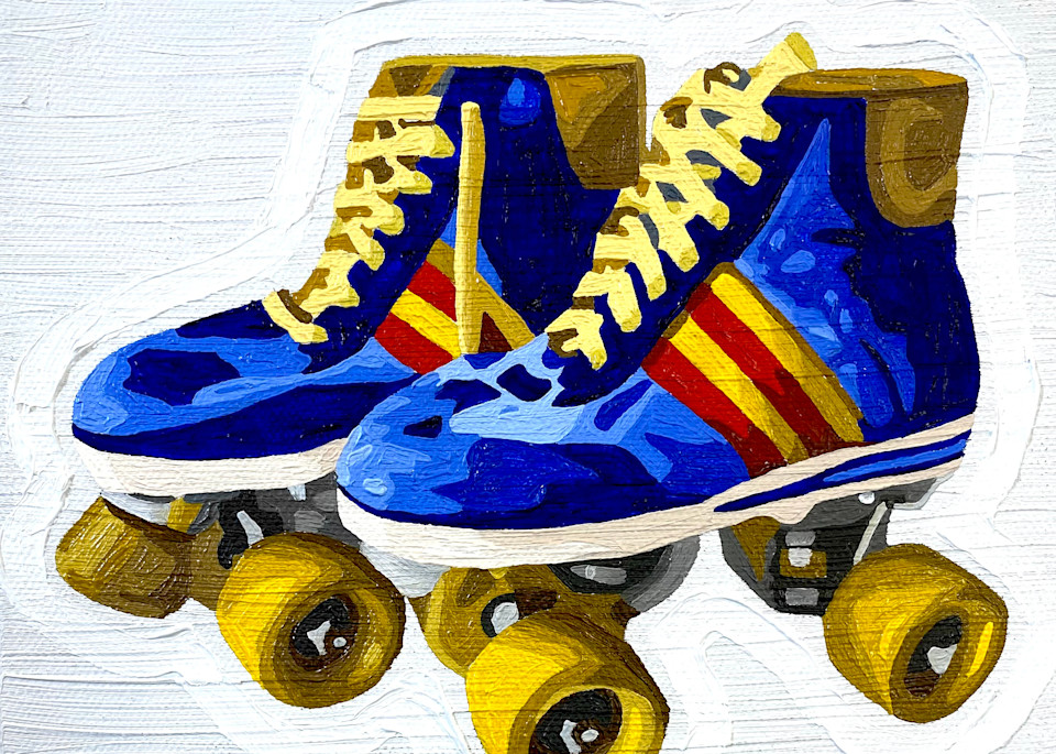 Primary Color Skates Art | Tara Barr Art