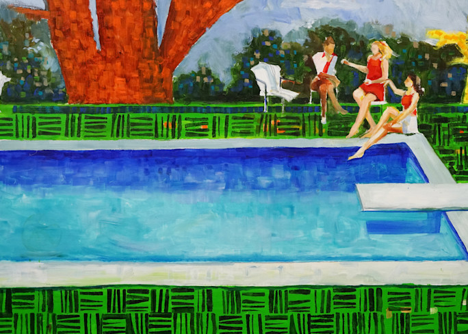 Pool Party  Art | Margaret Miller