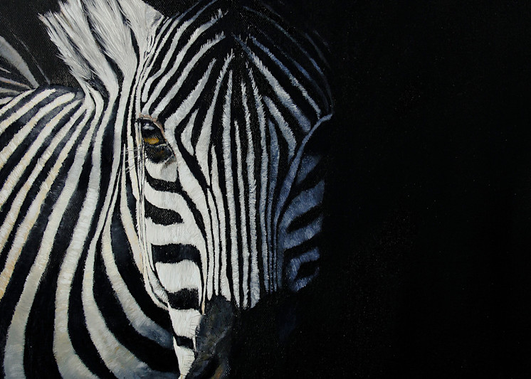Into The Light   Zebra Art | Johanna Lerwick Wildlife Artist