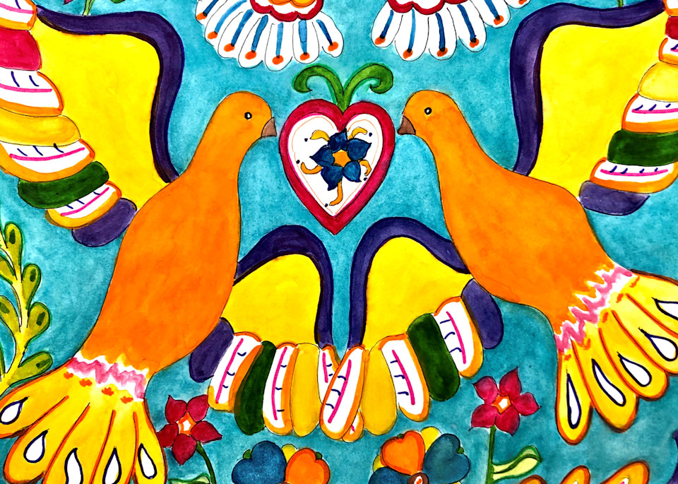 Mexican Doves Art | Becki Thomas Art