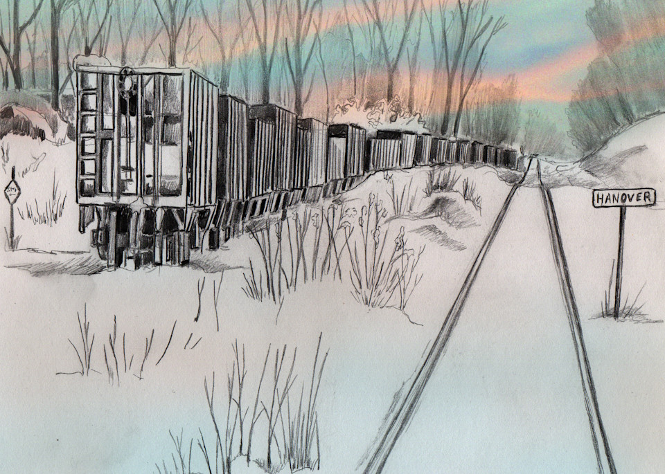 Hanover Train Art | Judy's Art Co.