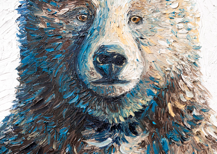 Portrait Of A She Bear Art | Mordensky Fine Art