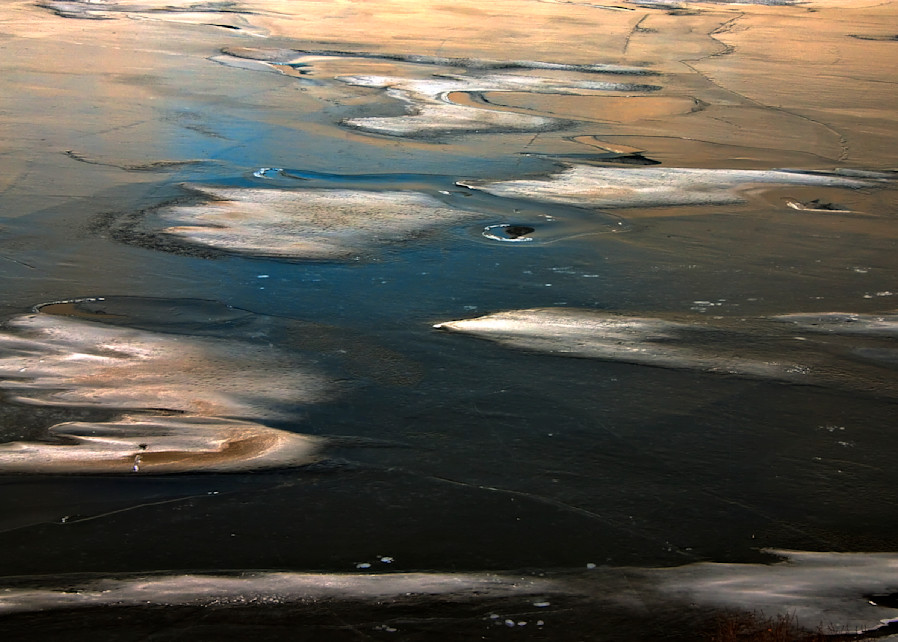 Above The Ice Flow Photography Art | BearFeather Studio LLC