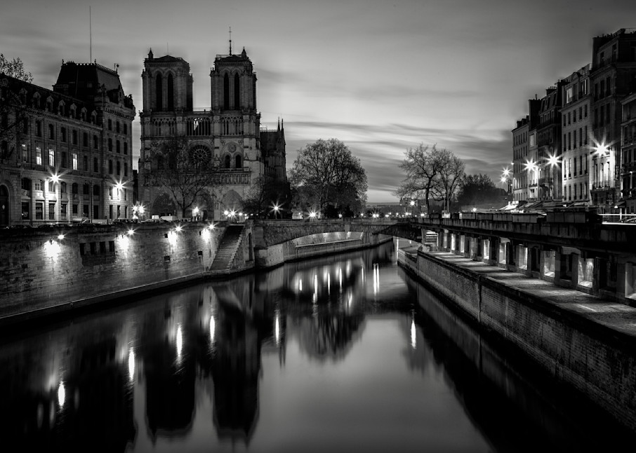Notre Dame Along The River Seine Photography Art | 3rdEye Photographic