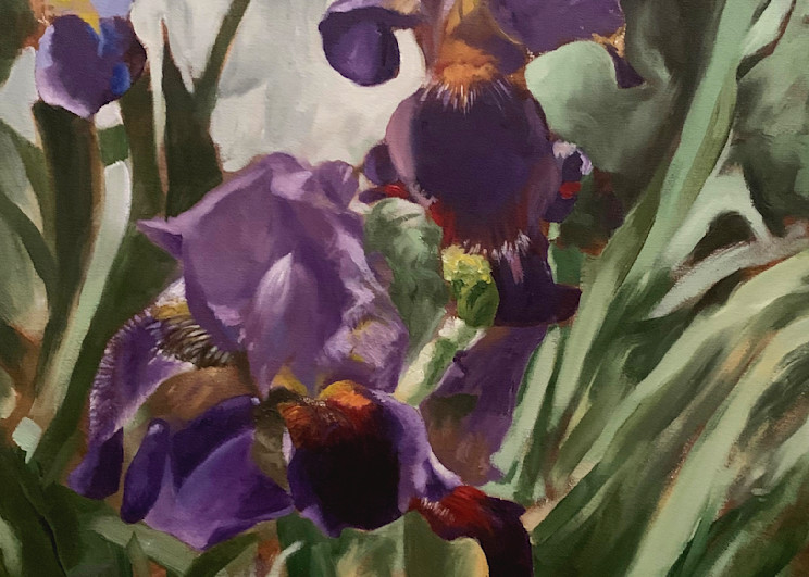 Iris.2.Purple Art | V Creative Studio