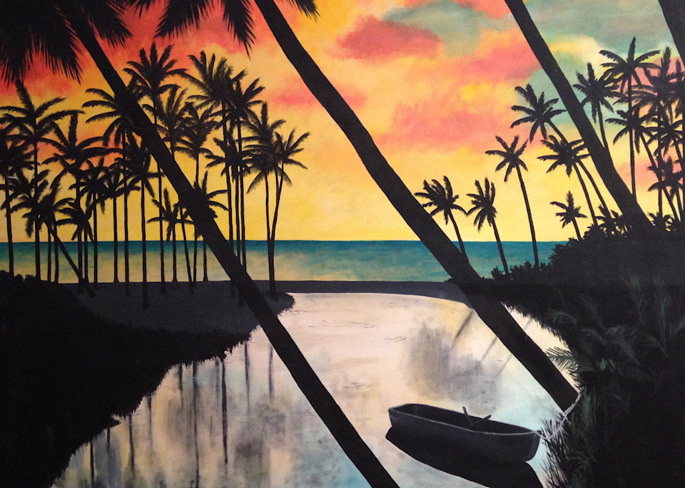 Sunset Beach Art | Hillary Korn Fontana 