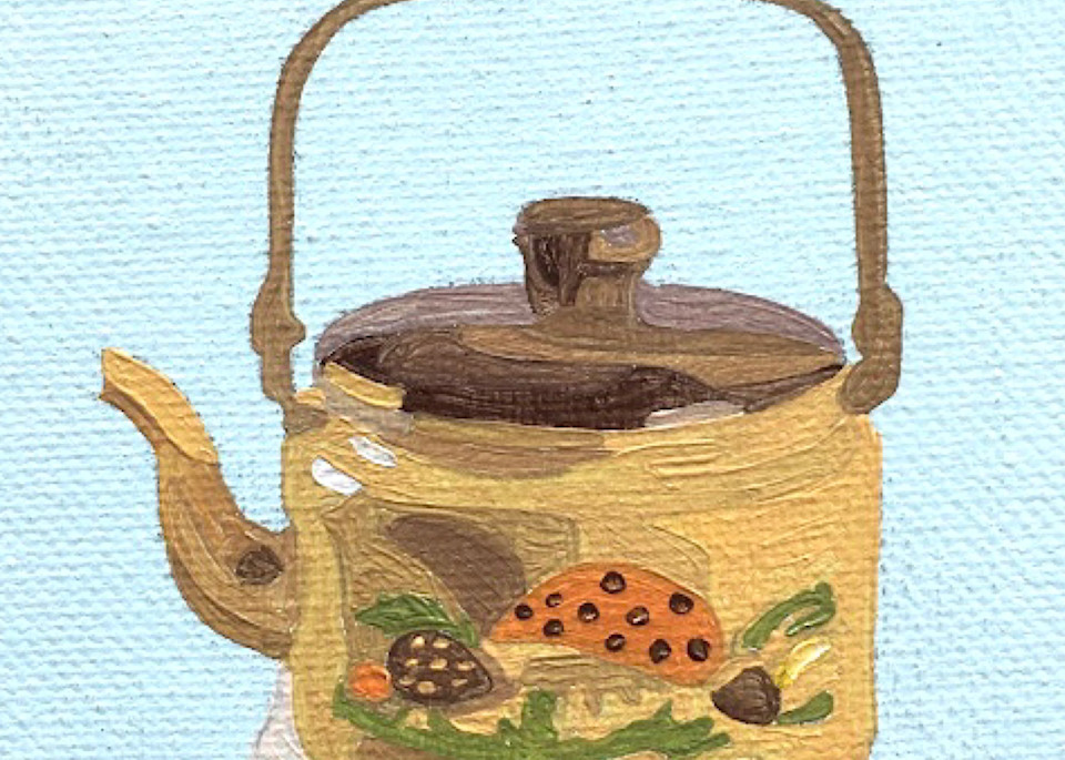 Mustard Teapot Art | Tara Barr Art