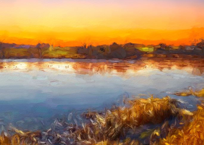 Ducks At Dawn Art | Light Pixie Studio