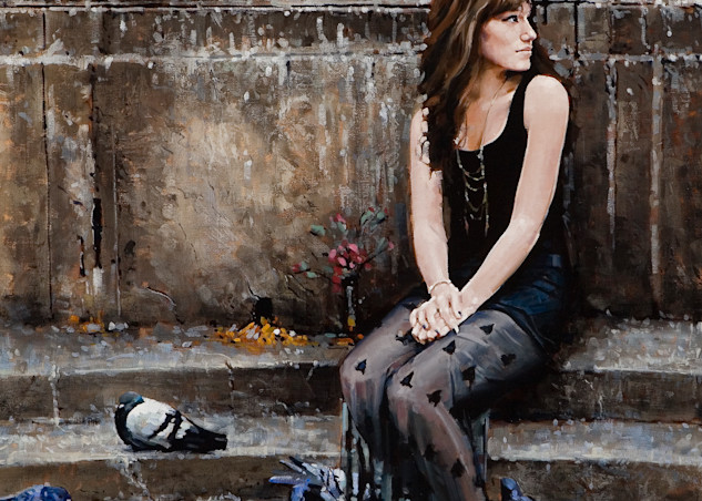 On The Steps Art | Santiago Michalek Fine Art
