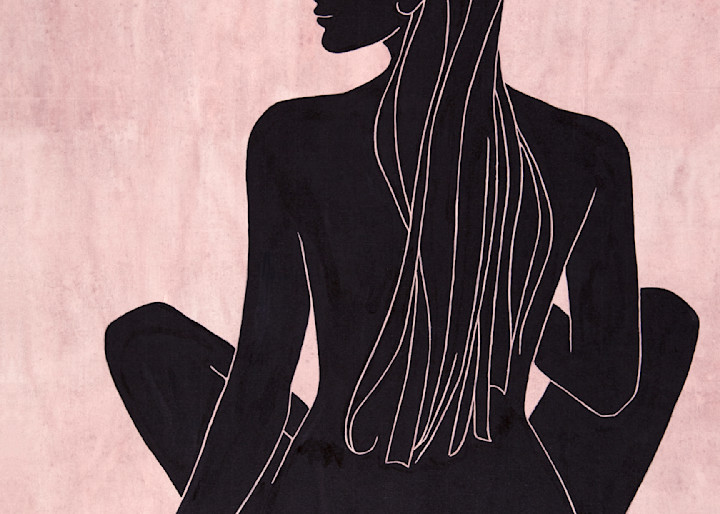 Girl With Long Hair Art | Ailian Price