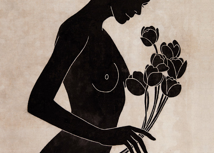 Girl With Tulips Art | Ailian Price