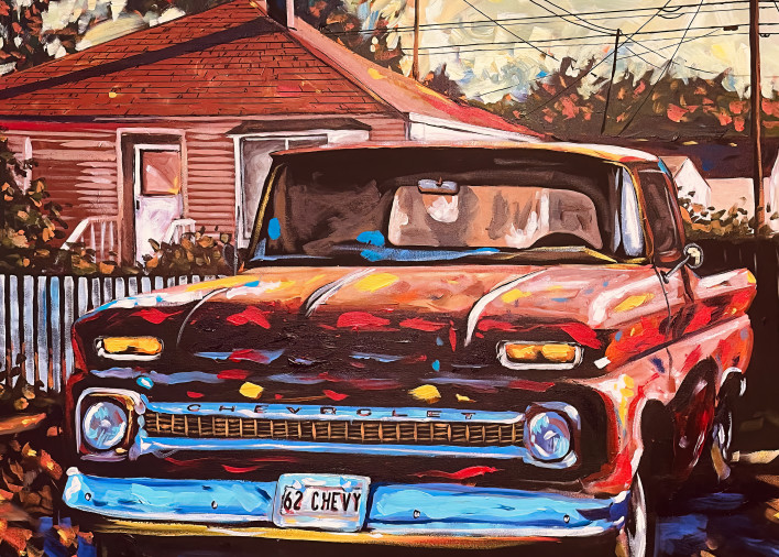 62 Chevy Art | Kurt Hanss Fine Art