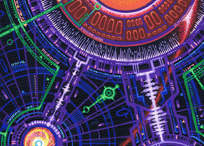 Tri•Ple•Sun•001 Greeting Cards Art | Jeff Zugale