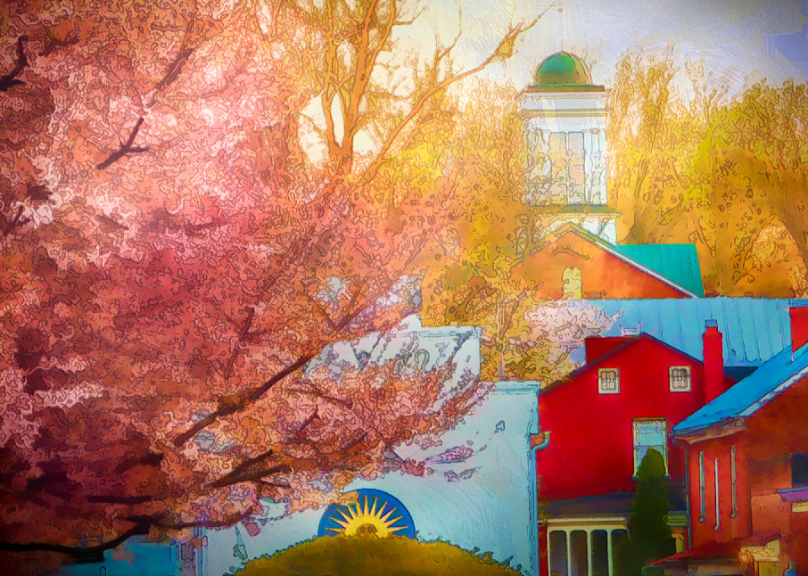 Sunshine in Springtime Greeting Card