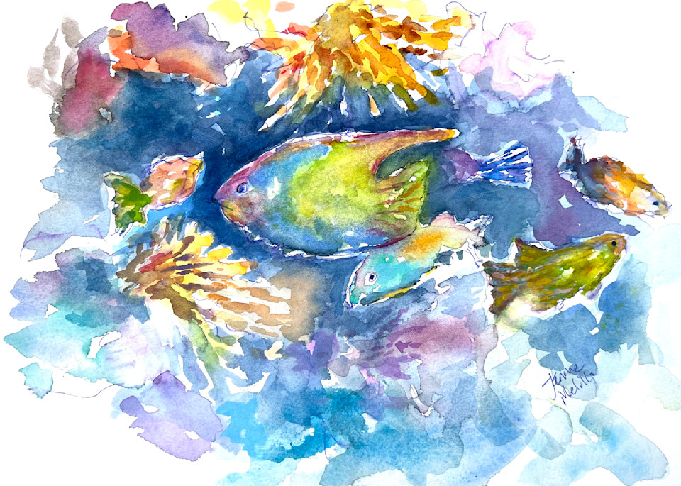 Fish Flopping Art | Arpeggio Arts