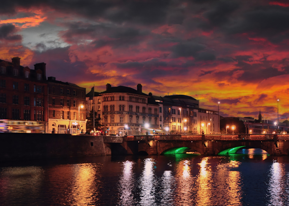 Nightfall On Dublin Art | tommurray