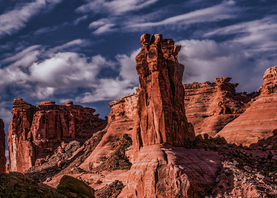  "Desert Giants - Vibrant Landscape Art"