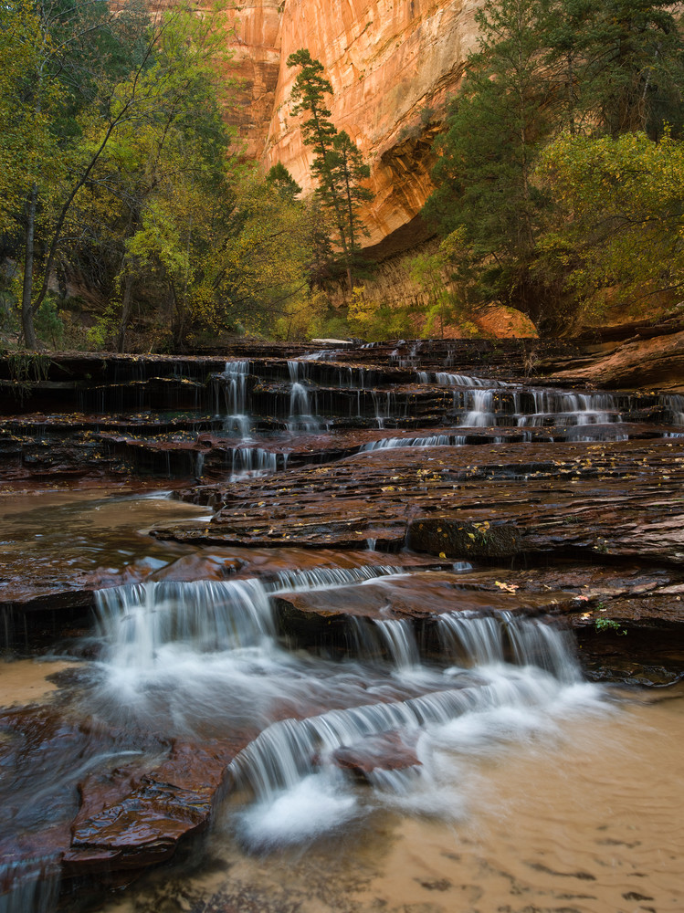 Arch Angel Falls in Zion National Park Arch Angel Falls in Zion National Park
