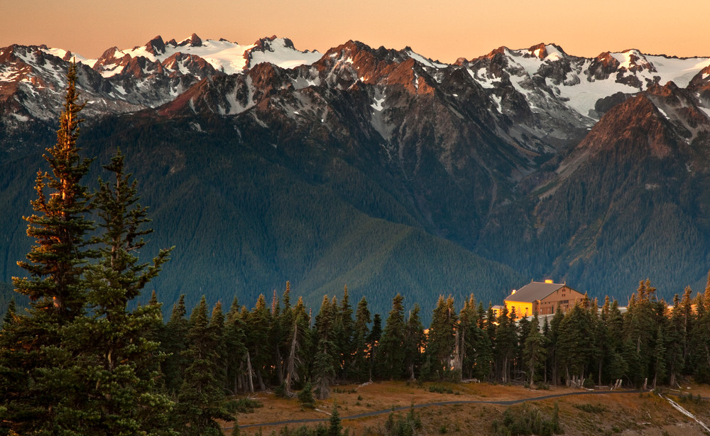 Sunrise at Hurricane Ridge in Olympic National Park Sunrise at Hurricane Ridge in Olympic National Park