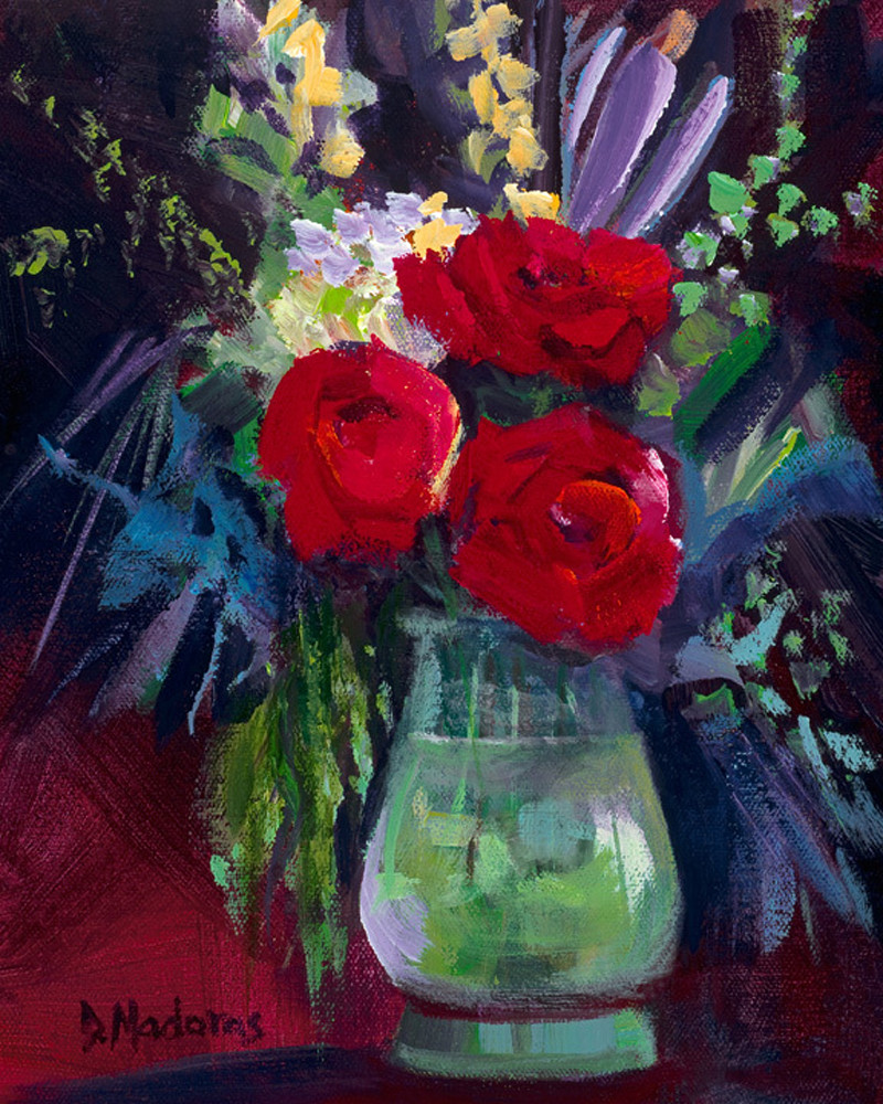 Three Sister Roses Southwest Art Gallery Tucson