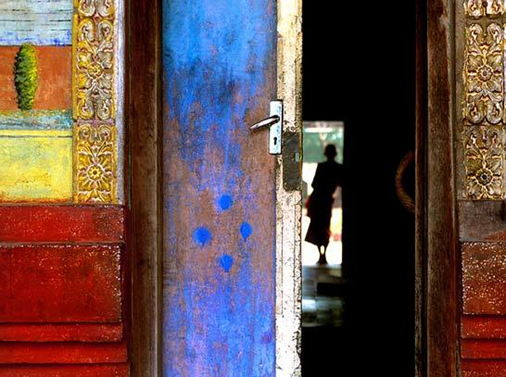 Monk Blue Door