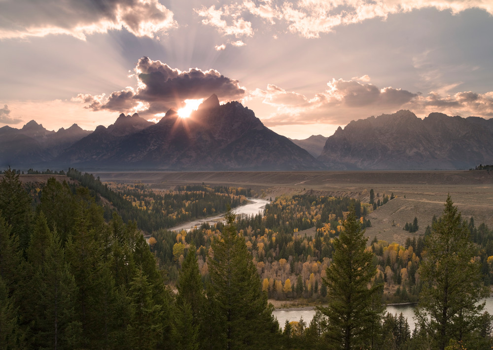 Last Glimpse in the Tetons