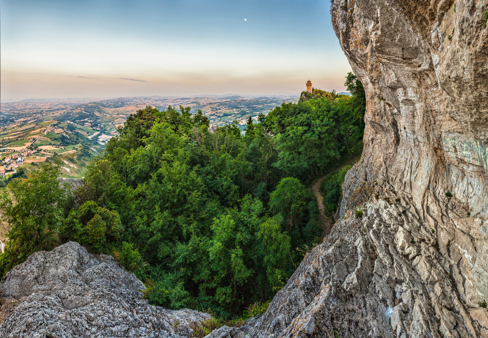 Cliff and Castle - San Marino - Italy