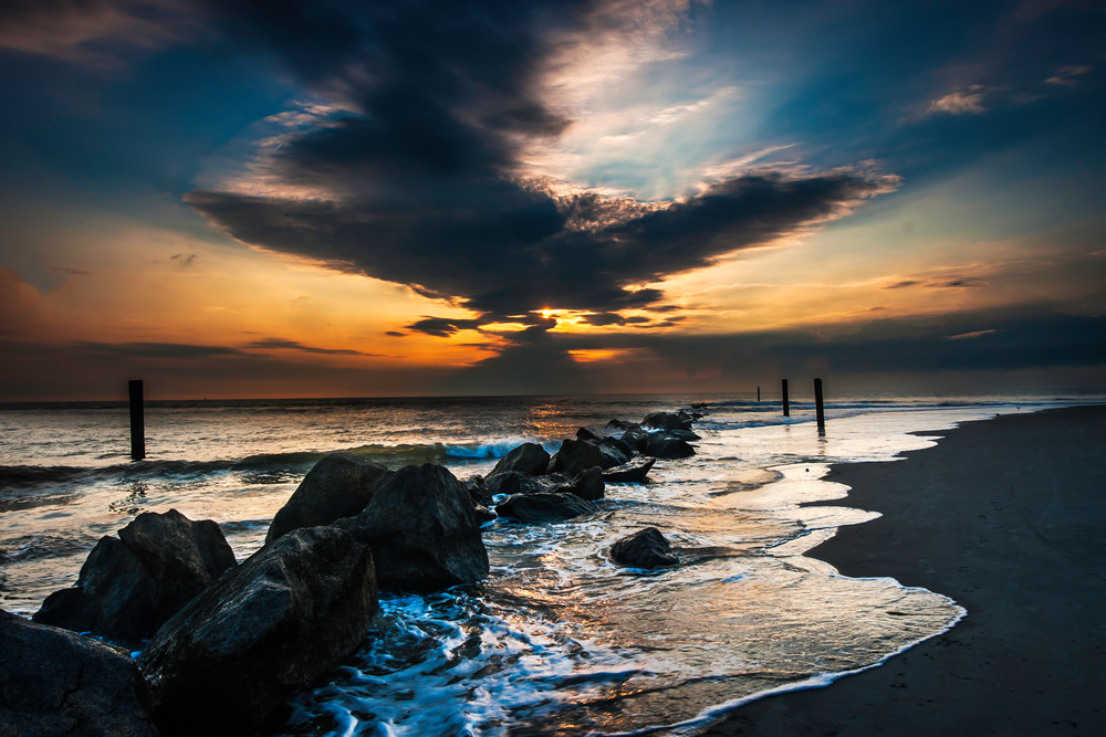 Good Morning Dark Clouds Sunrise