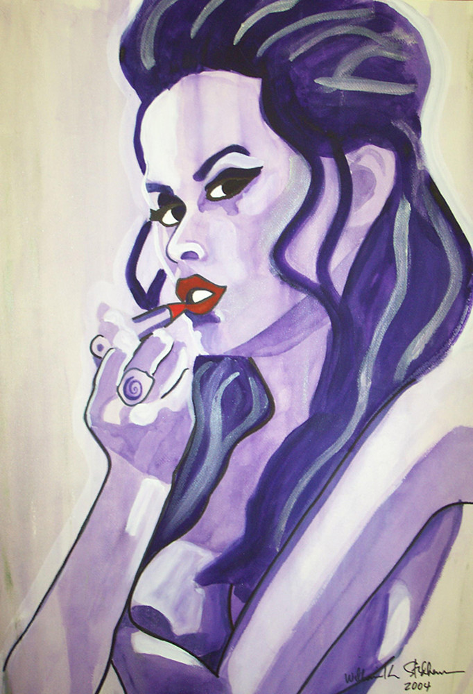 Lipstick Art | William K. Stidham - heART Art