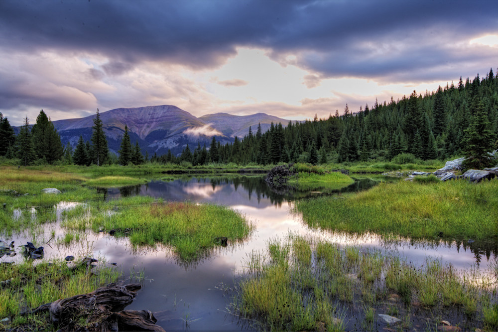 4747 Beaver Ponds And Red Mountain Photography Art | Cunningham Gallery