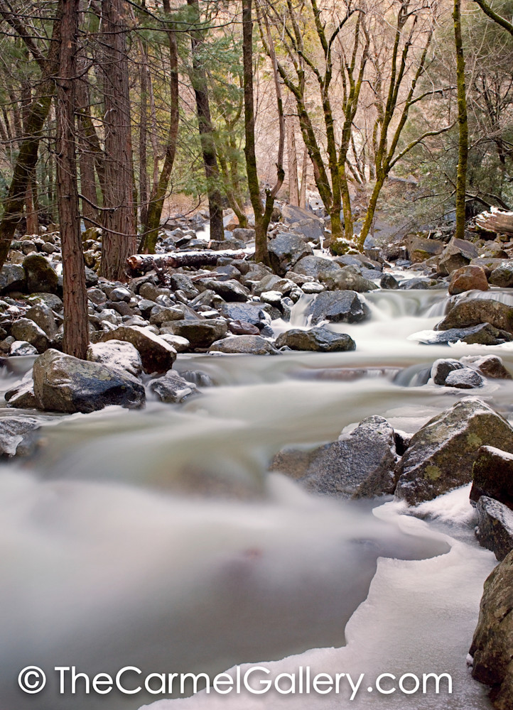 Bridalveil Creek in Winter