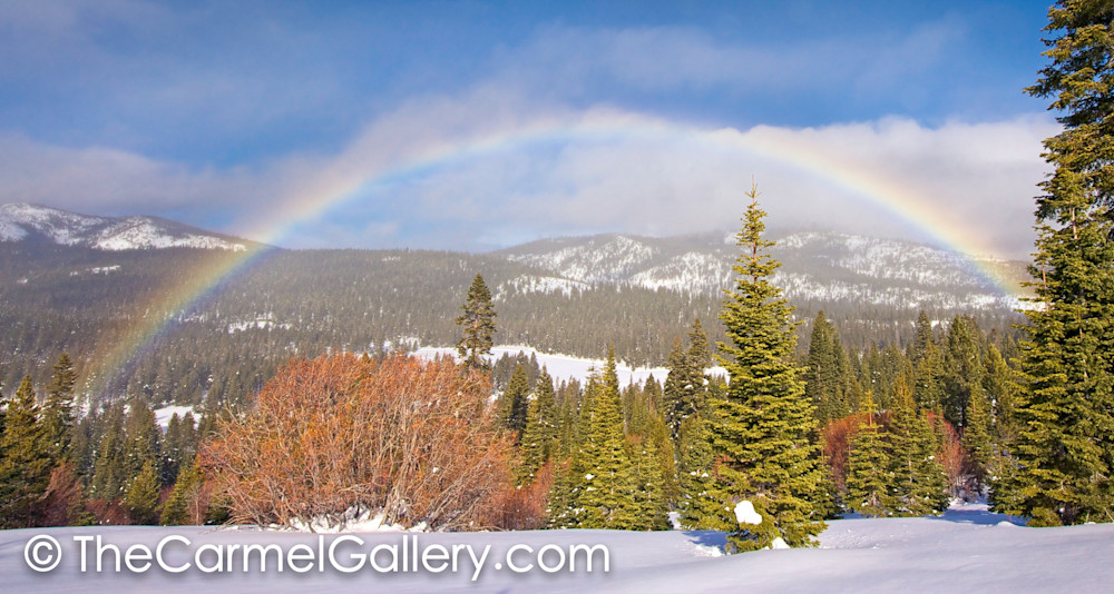 Rainbow in the Snow
