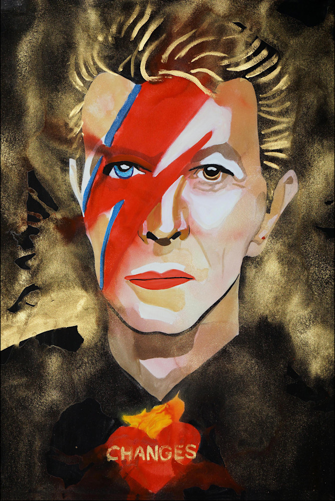 David Bowie Art | William K. Stidham - heART Art