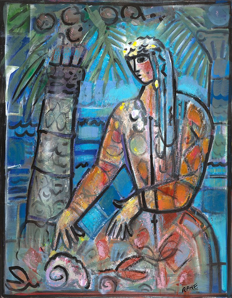 Woman With Sea Shells Art Fine Art New Mexico