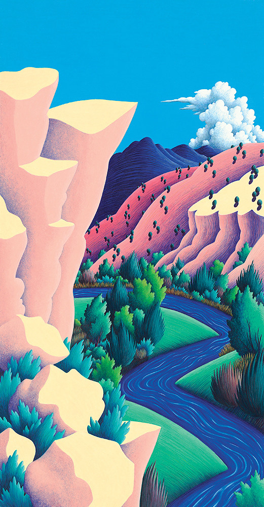 Rio Hondo Cliffs Art Fine Art New Mexico
