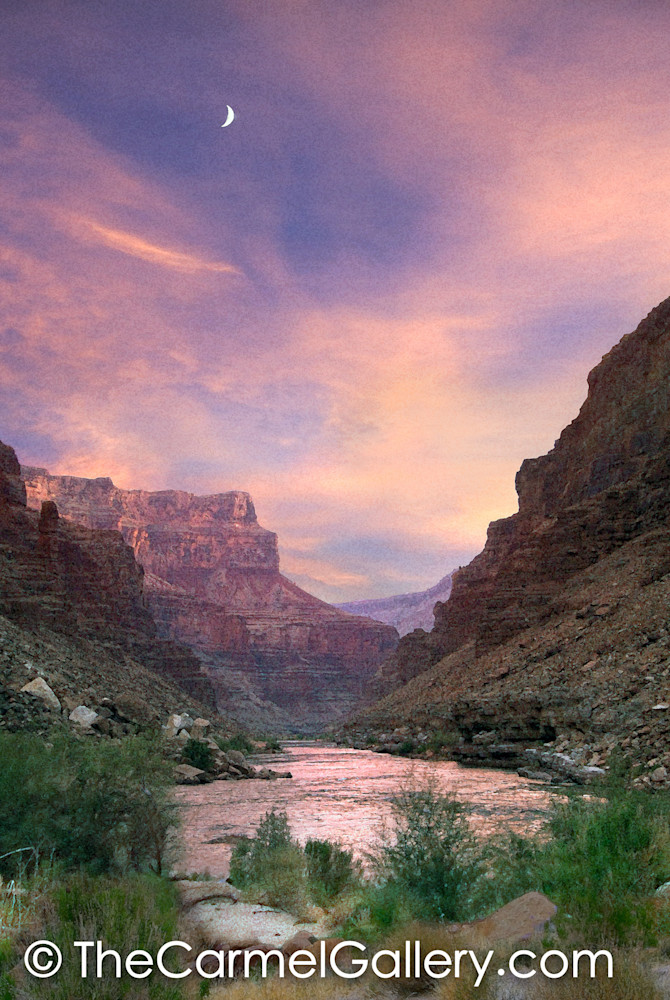 Moonrise Grand Canyon