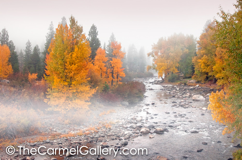 Autumn Mist Truckee River