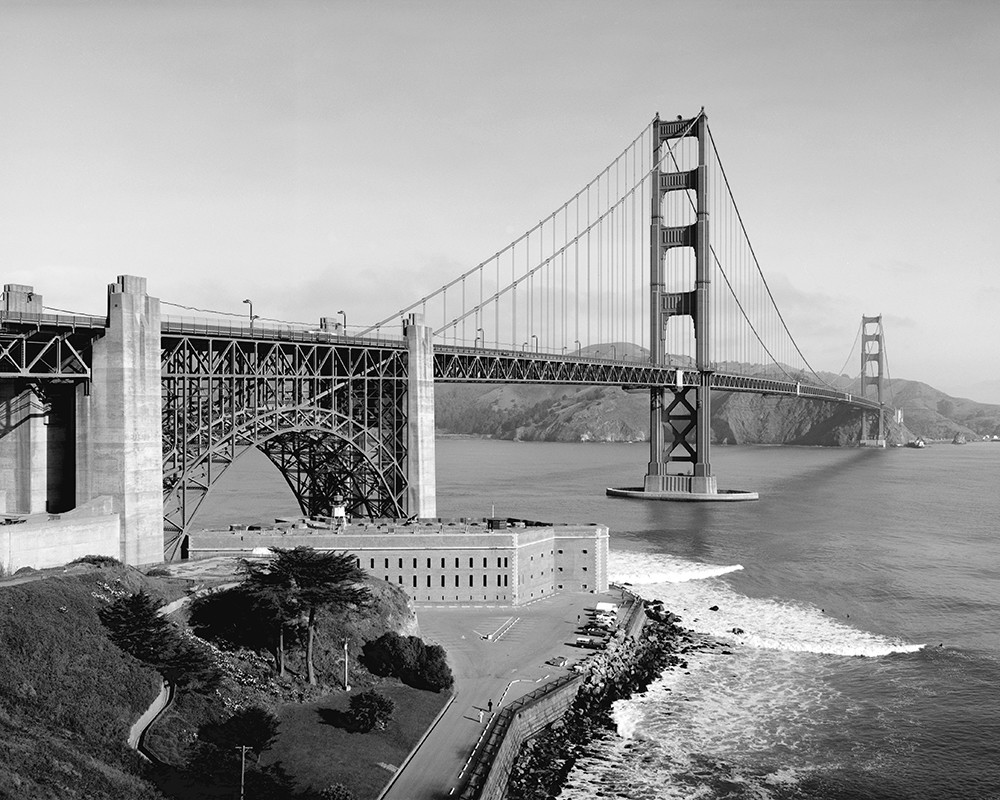 Golden Gate Bridge Bay Side View