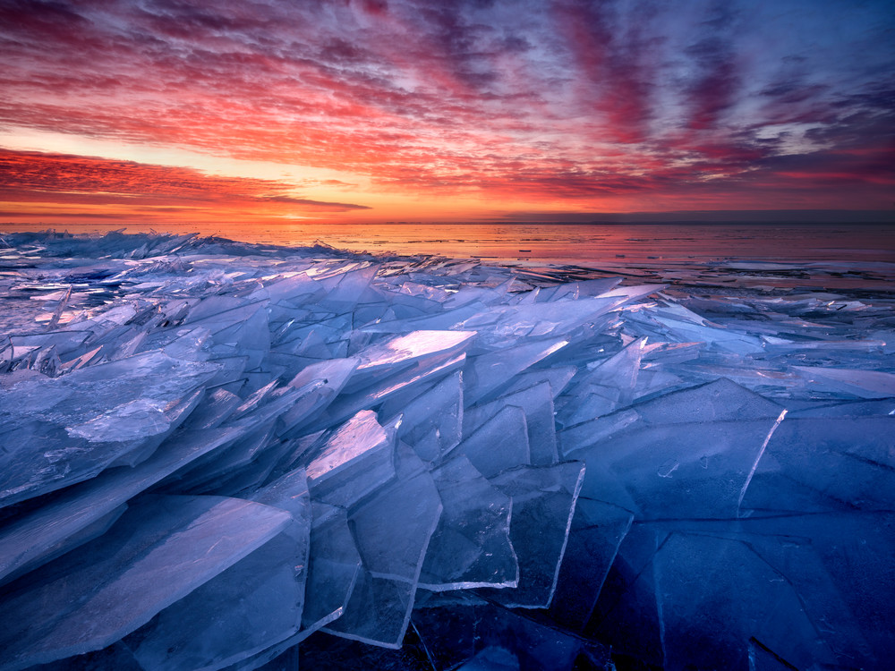 Shattered Ice along the North Shore of Lake Superior