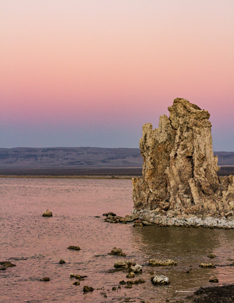 Pink Mono Lake Sunset Photograph for Sale as Fine Art