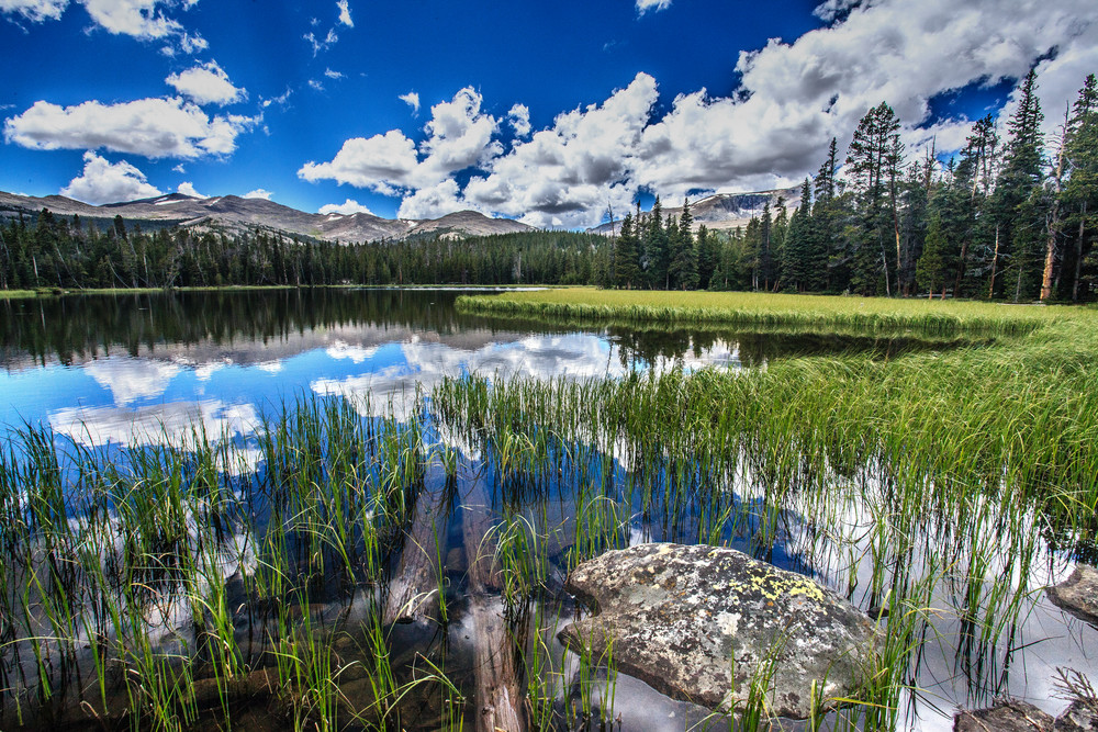 Old Crow Lake photo in Cloud Peak Wilderness