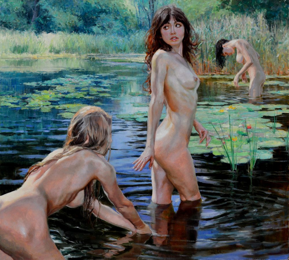 Nude painting Eric Wallis