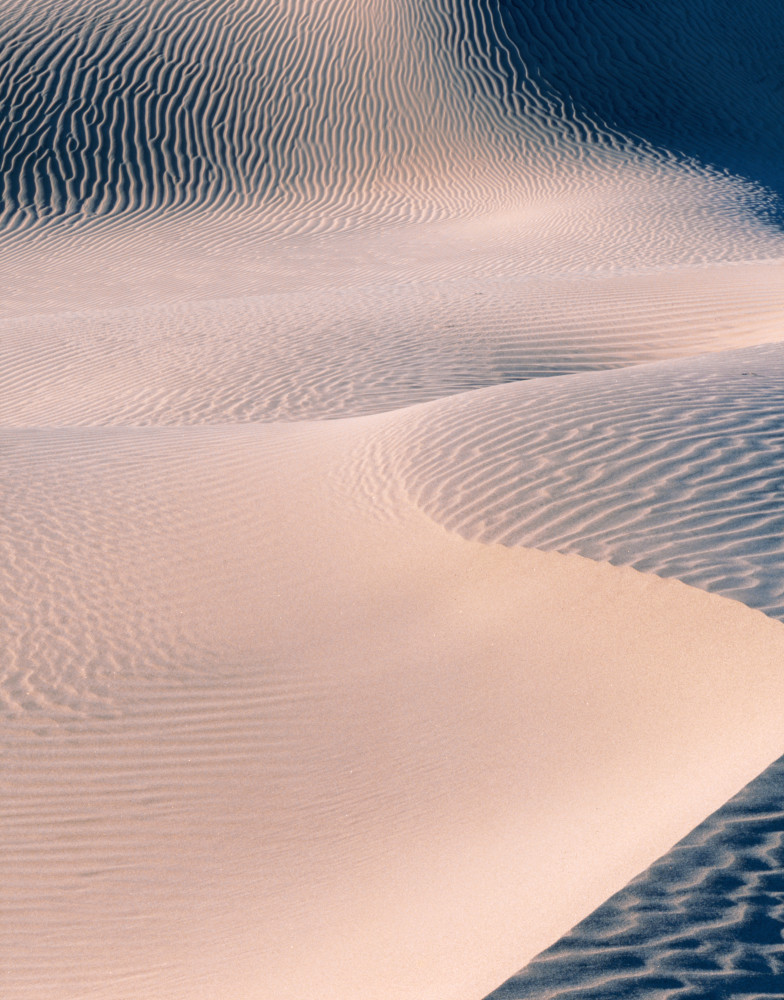 Wind swept sand dunes, Death Valley National Park