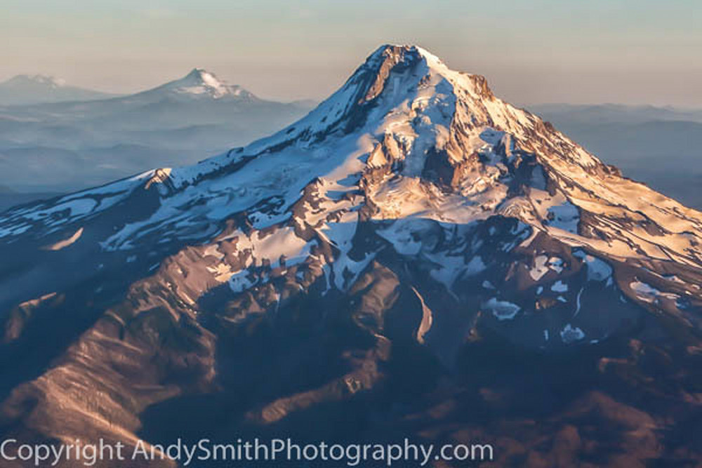 fine art photograph of Mount Hood in Sunset Light
