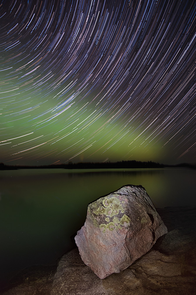 Point Rock Star Trails Photograph for Sale as Fine Art. Point Rock Star Trails Photograph for Sale as Fine Art.