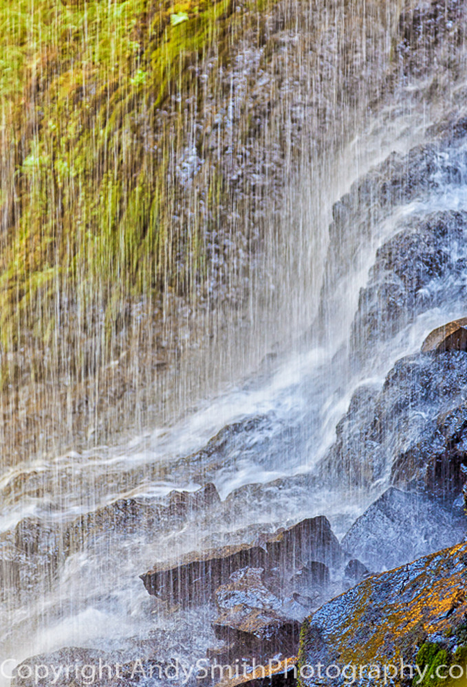 Patterns at the Bottom of North Falls fine art photograph
