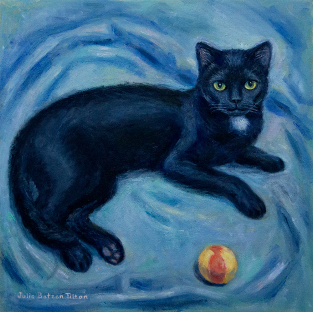 Black Kitty by Julie Betzen Tilton